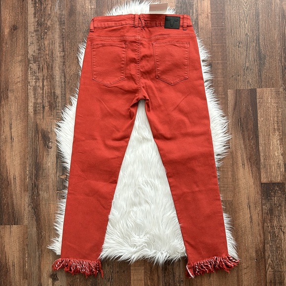 🍁LUCKY AND BLESSED | Mid Rise | Ankle Skinny Fit Jeans | Size 10 - Picture 3 of 13